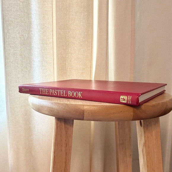 VTG Coffee Table Book - Red 'The Pastel Book' Hardcover - Picture 1 of 13